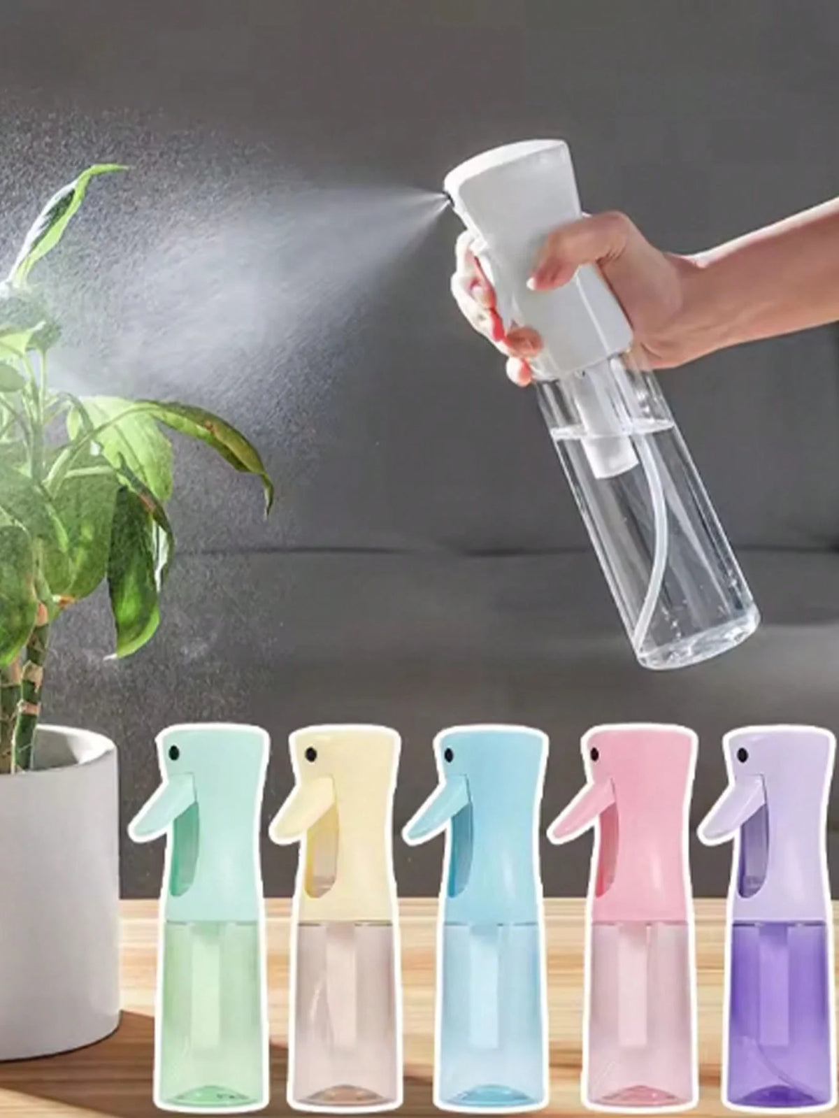 Continuous High-Pressure Hair Spray Bottle